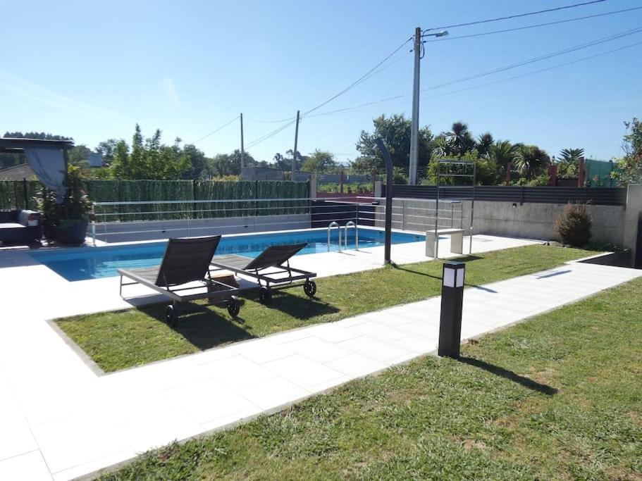 Chalet De Diseno Moderno En Sanxenxo Eksteriør billede