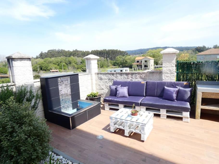 Chalet De Diseno Moderno En Sanxenxo Eksteriør billede
