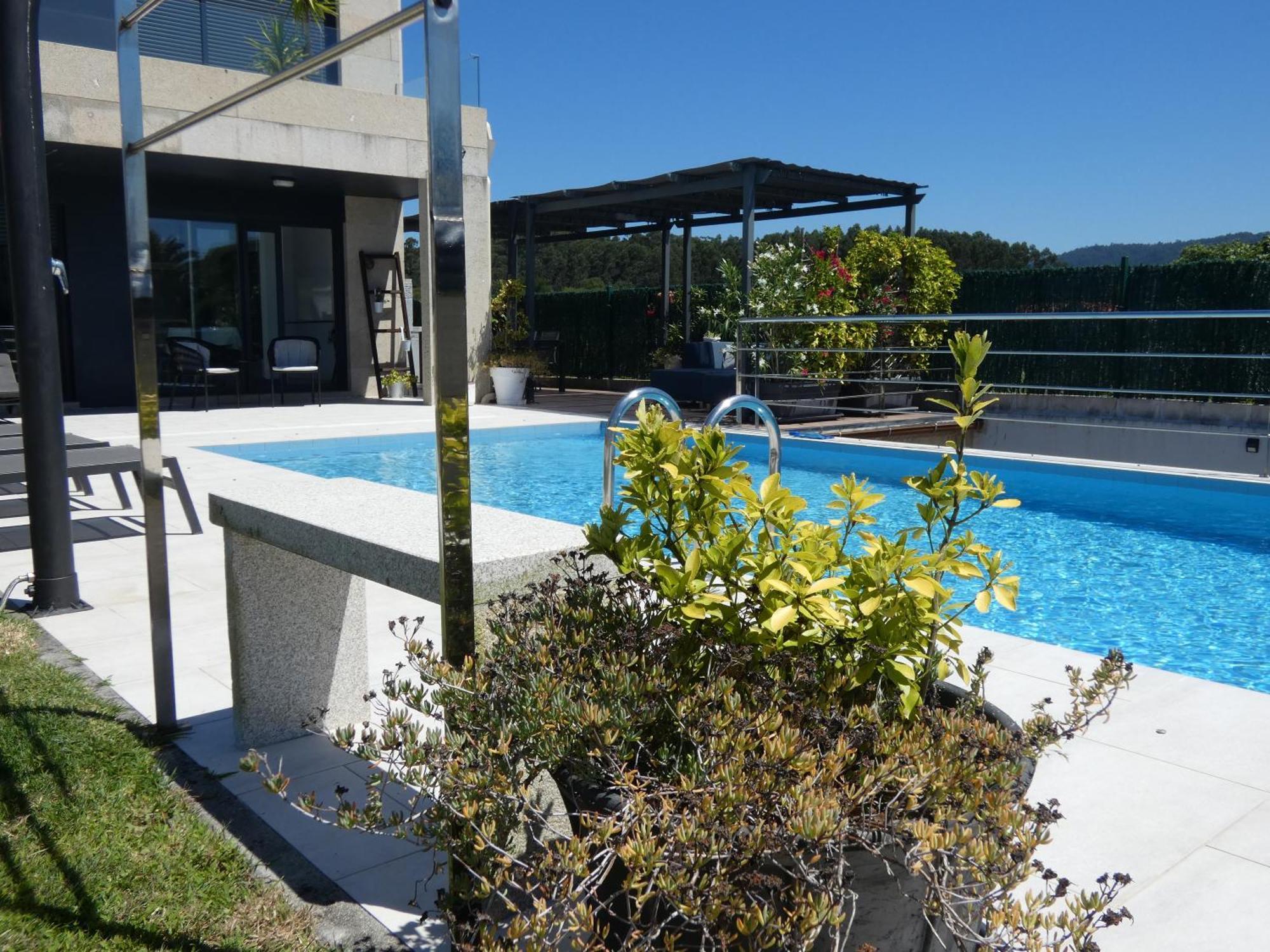 Chalet De Diseno Moderno En Sanxenxo Eksteriør billede